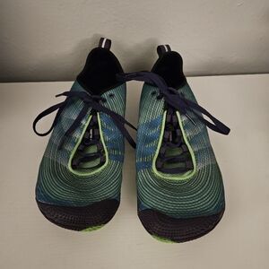 Merrell Green and Blue Vapor Glove Running Shoes